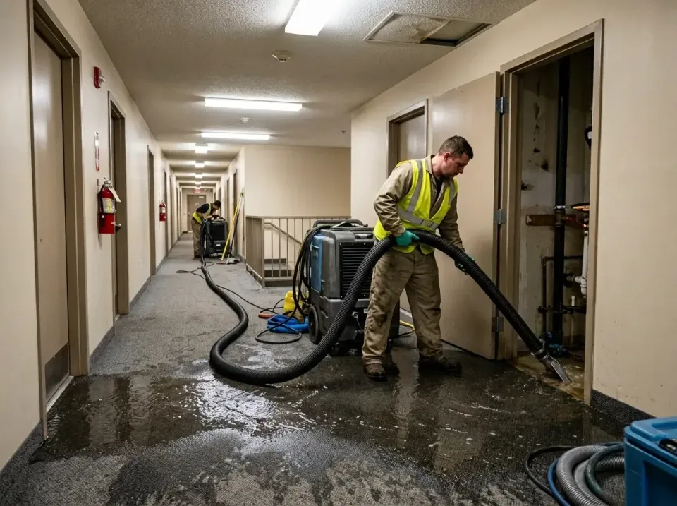 multi-unit-apartment-hallway-f-005 — frequently asked questions, Emergency Burst Pipe Water Extraction & Removal in Du Quoin…